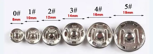 Hans Twin Deer Rustproof Metal Sew on 999 Snap Fastener Press Stud Button for Sewing